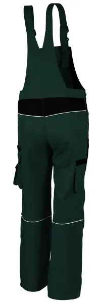 Latzhose Qualitex PRO grün/schwarz